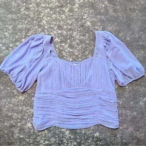 Abercrombie & Fitch Light Purple Blouse